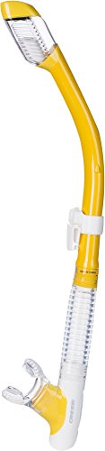 Cressi Tao Dry Snorkel, Unisex – Adulto, Giallo, Taglia Unica