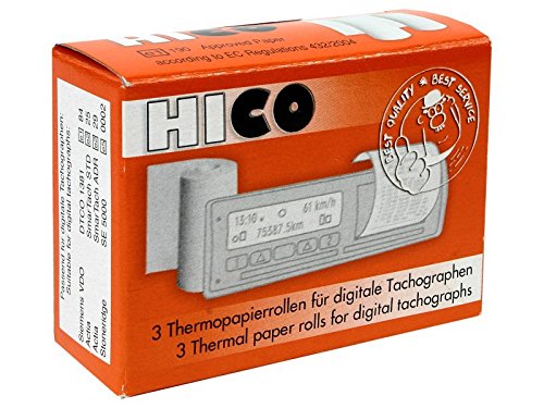HICO - Carta Termica per tachimetro Digitale, Confezione da 3