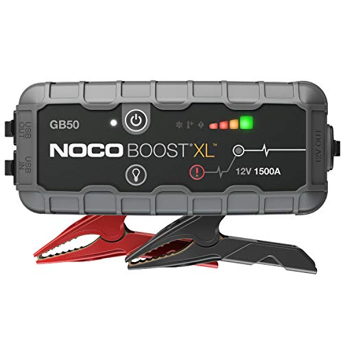 NOCO Boost XL GB50: avviatore di emergenza per auto con batteria al litio da 1.500 A e 12 V, ultra-sicuro e portatile, per motori a benzina fino a 7 litri e diesel fino a 4 litri