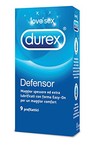Durex Defensor Preservativi, 9 Profilattici