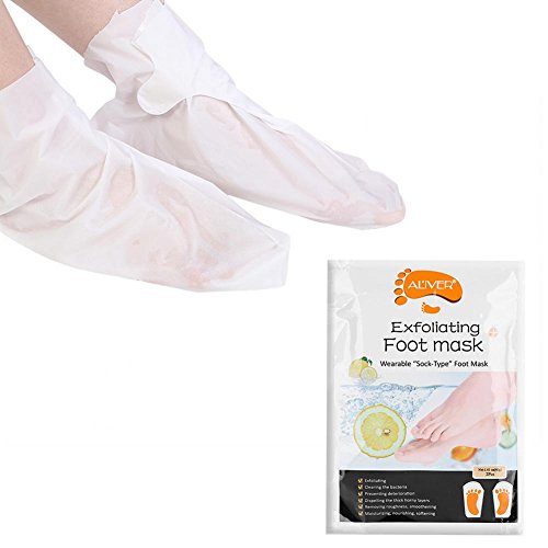 Foot Mask, Foot Peel Mask stivaletti - Peeling Away Calluses e Dead Skin, Make Your Feet Baby Soft, esfoliante, ripara tacchi ruvidi