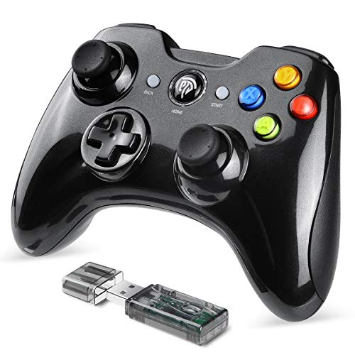 EasySMX Joystick, Controller Wireless, KC-8236 Gamepad Wireless 2.4G, Doppia Vibrazione, 8 Ore di Riproduzione per Telefoni PS3 / PC/Android, Tablet, TV Box