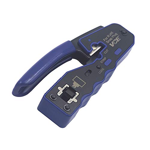 VCE GJ670BL RJ45 Crimping Toolper Cavi di Rete a Crimpare Crimpatrice per Cavo di Rete 8P