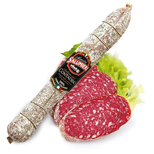 Salame Contadino 1 kg - 100% carne italiana - CLAI Maestri Salumieri