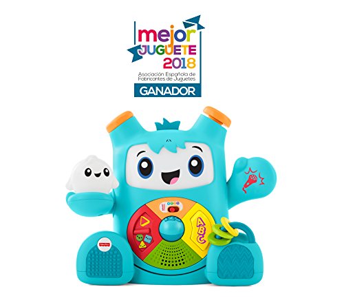 Fisher-Price Rocky Roquero, giocattolo elettronico per bambini + 6 mesi (Mattel FXD05), colore/modello assortito