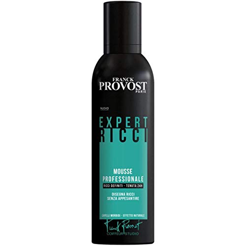 Franck Provost Expert Ricci Mousse Styling Professionale Fissaggio Forte, 300 ml