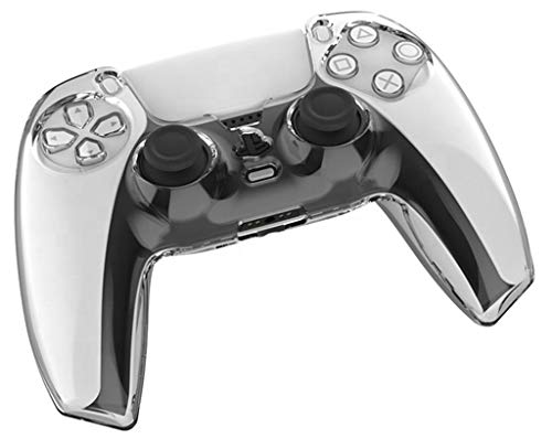 Custodia in TPU Cover Clear Shell Case Joystick Grip trasparente antiscivolo per PlayStation 5 [PS5]