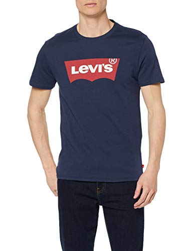 Levi's Housemark Tee Maglietta, Blu (Dress Blues-Blue), X-Large Uomo