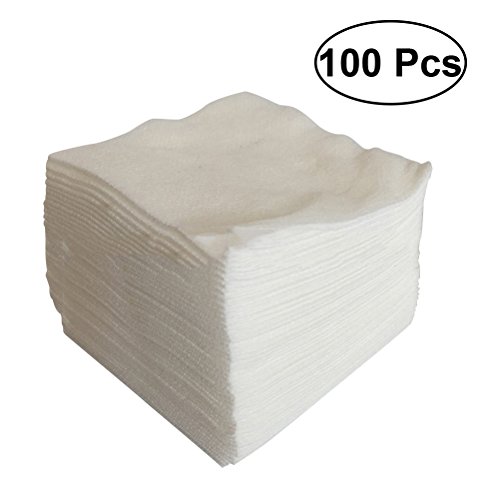 Ultnice - 100 garze assorbenti per uso medico in tessuto non tessuto, per la cura delle ferite e pronto soccorso