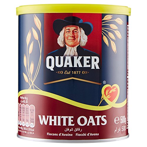 Quaker White Oats Fiocchi di Avena - 500 gr
