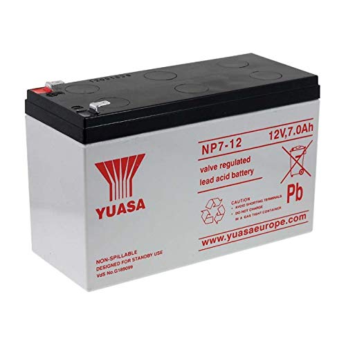 Batteria al piombo Yuasa NP7 - 12/12 V 7 Ah VdS