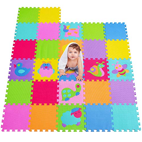 MSHEN-Tappetini Puzzle con Certificato CE e Certificazione TÜV in soffice Schiuma Eva | Tappeto da Gioco per Bambini | Tappetino Puzzle-11CS18G300927