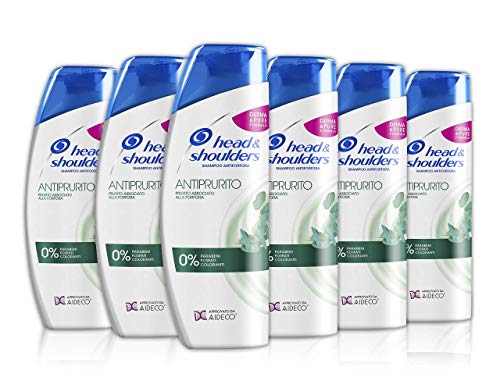 Head & Shoulders Classic Clean Shampoo 2 in 1 Antiprurito ed Antiforfora, con Eucalipto, Pacco da 6 x 225 ml