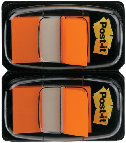 Post-it, segnapagina, confezione doppia da 25 mm, viola (50 x 2) Orange