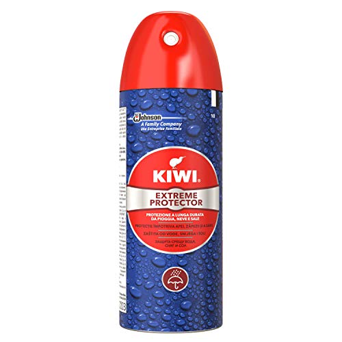 Kiwi Spray Impermeabilizzante Scarpe, Protezione a Lunga Durata per Tutti i Tipi di Materiali, Confezione da 200 ml