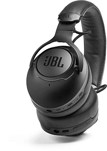 JBL CLUB ONE Cuffie Over-Ear Wireless Bluetooth, Cuffia pieghevole senza fili con Microfono, Cancellazione del Rumore Adattiva, Alexa e Assistente Google, Fino a 45h di autonomia, Colore Nero