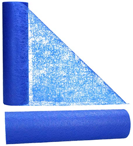 AmaCasa - Centrotavola in tessuto non tessuto, 30 cm x 25 m, Blu, 30cm