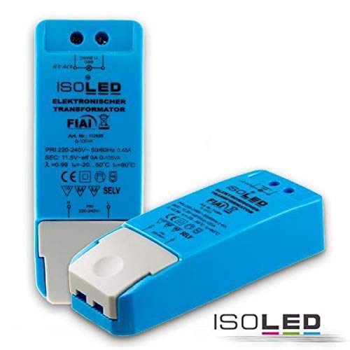Isoled LED Driver trasformatore Alimentatore Universale dimmerabile 12 V 0 – 105 W, MR16, G4,