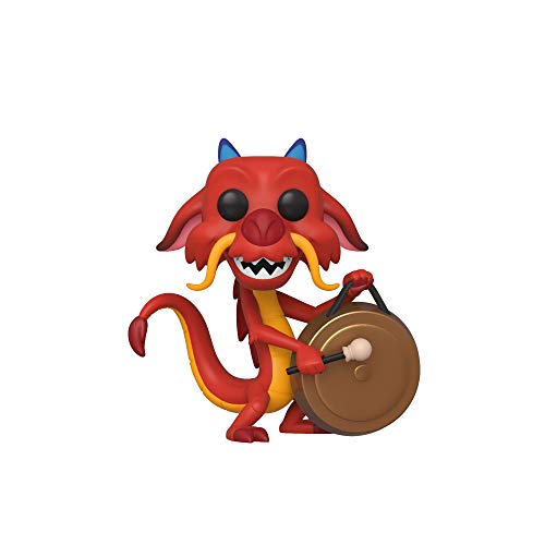 POP Disney: Mulan - Mushu w/Gong, Multicolore