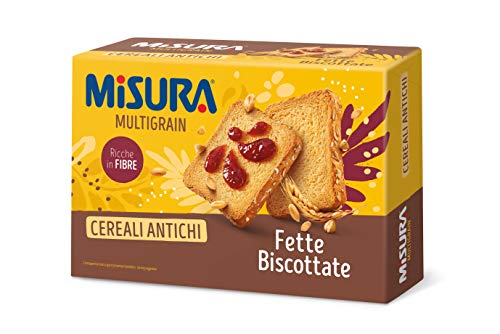 Misura Fette Biscottate Multigrain | ai Cereali Antichi | Confezione da 320 grammi