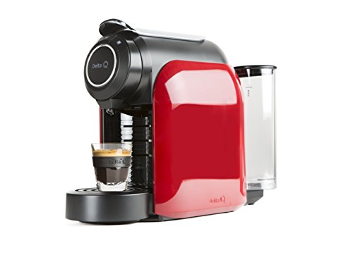 Delta Q 012872 qool Evolution-Macchina per caffè, colore: rosso, 44 x 19,3 x 33 cm