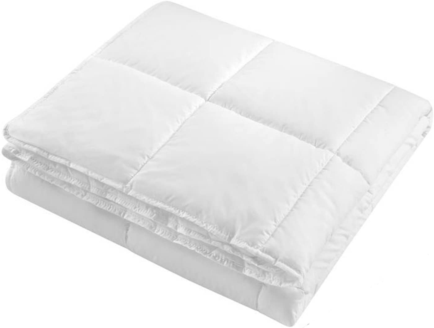 Italian Bed Linen Piumino Estivo, Microfibra, Bianco, 1 Piazza e Mezza