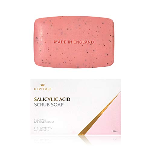 Acido salicilico Scrub Pori Sapone esfoliante, Acne Fighting, ammorbidire la pelle, anti-Blemish, rimuove le verruche