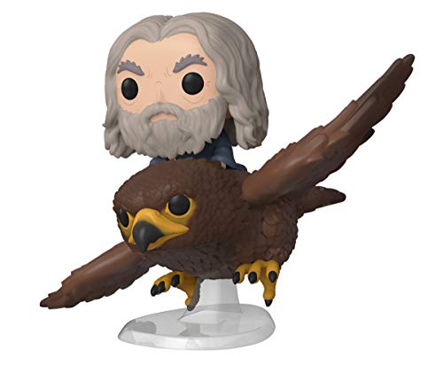 Funko- Pop Rides: Lord of The Rings-Gwaihir w/Gandalf Hobbit Figura da Collezione, Multicolore, 40869