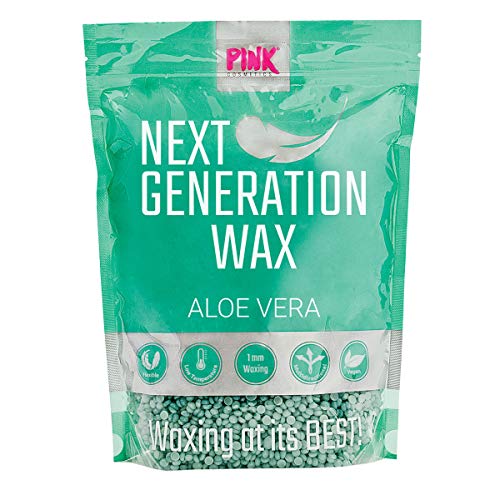ALOE VERA Next Generation Wax - Cera Depilatoria 800 g - Cera a bassa temperatura - Cera depilatoria senza strisce - Perle di Cera Dura Professionali