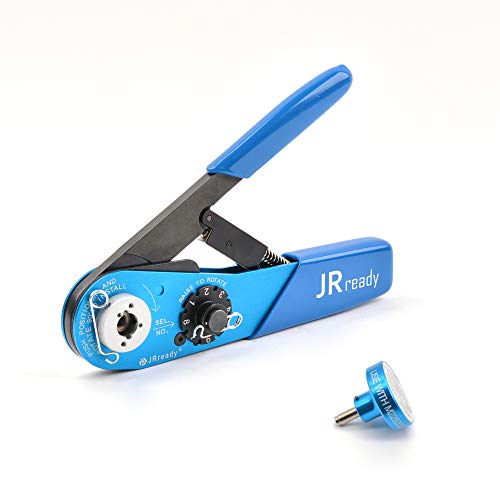 JRready ST2038 crimping tool kit: YJQ-W1A(M22520/2-01)+K1 AFM8 for wire/cable contact/pin/socket/terminal Crimping in Connector