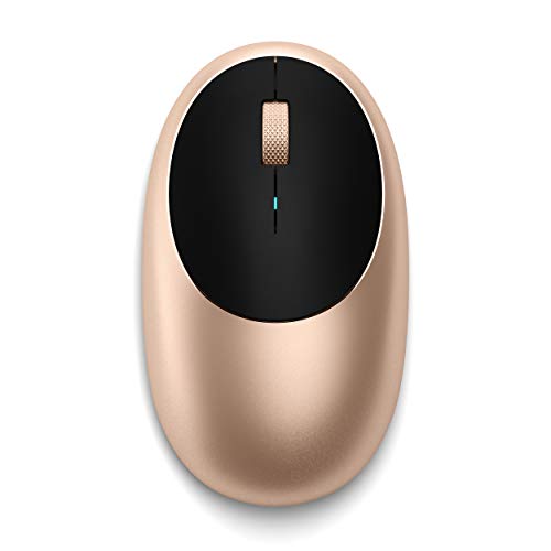 Satechi Mouse M1 Wireless Bluetooth con Porta Tipo-C Ricaricabile – Compatibile con Mac Mini, iMac Pro/iMac, MacBook Pro/Air, 2019 iPad, 2018 iPad Pro (Oro)