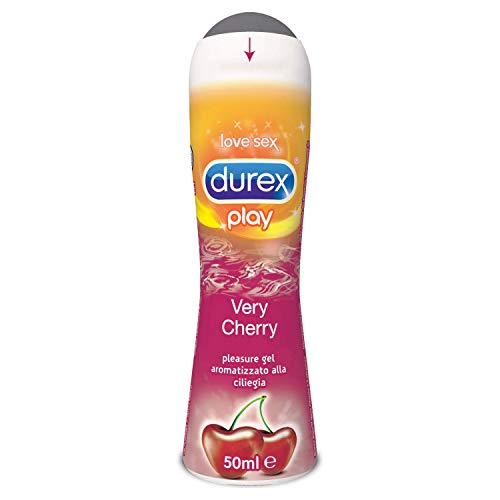 Durex Pleasure Gel Lubrificante Intimo, Very Cherry, 50 ml