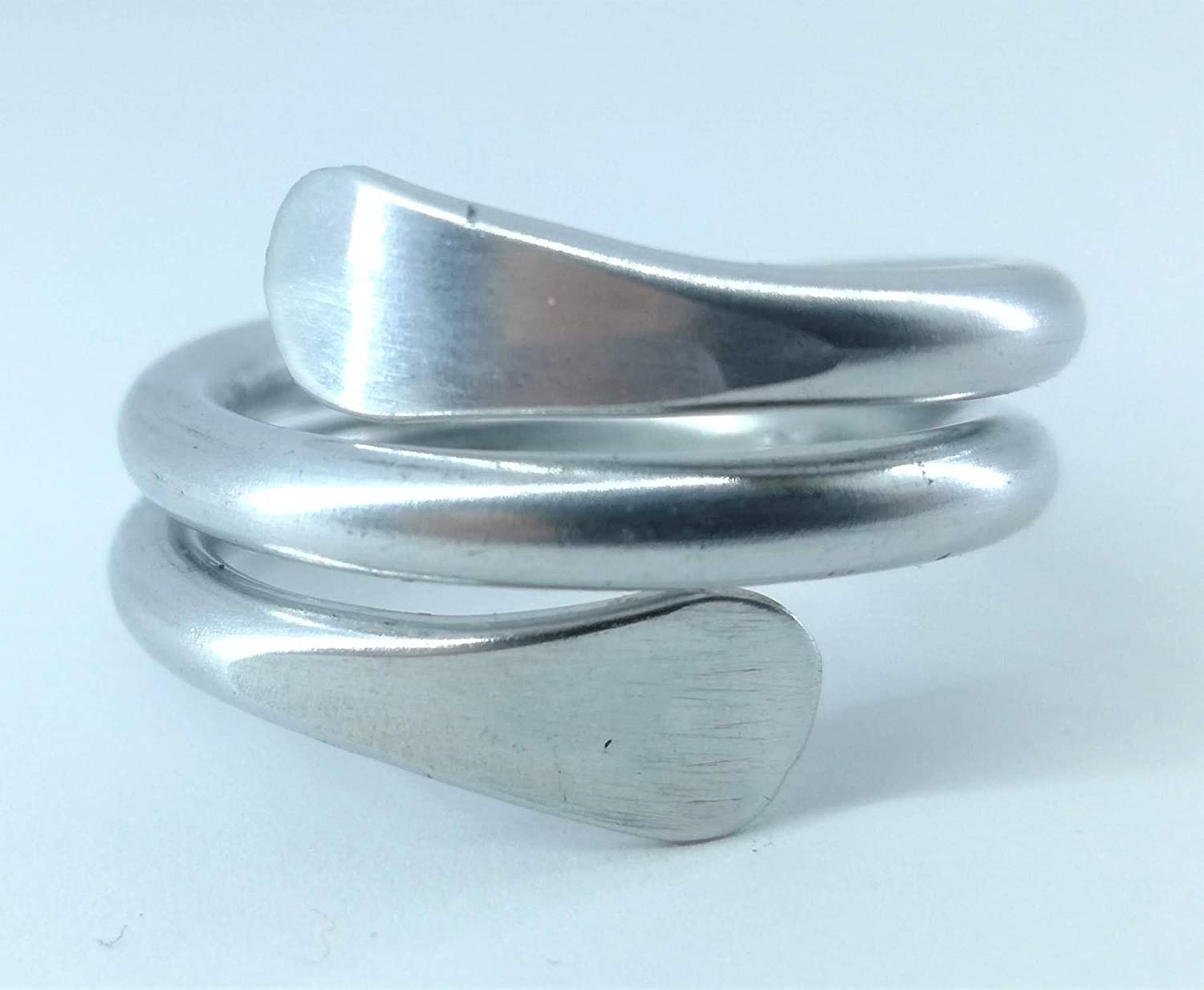 MEDUSA.anello in alluminio.Anello in alluminio fatto a mano, anallergico,inossidabile