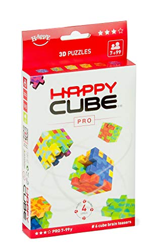 HAPPY- PRO Cardboard Box-Puzzle 3D, Confezione da 6, HCP300