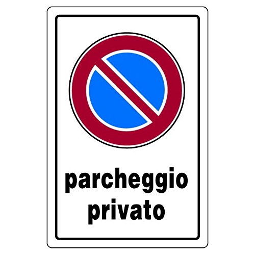 Cartello 'Parcheggio Privato' In Polionda.