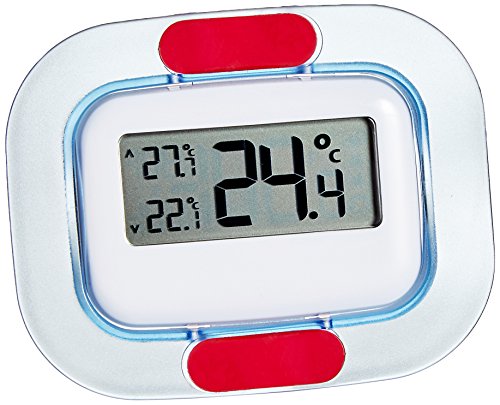 TFA Dostmann, termometro digitale frigo-congelatore, 30.1042, visualizzazione permanente dei valori massimo e minimo