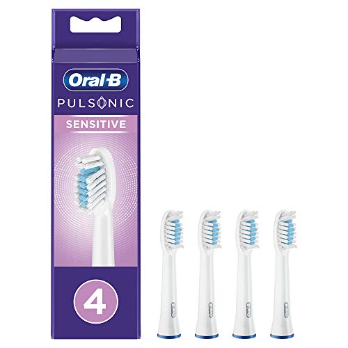Oral-B Pulsonic - Set di 4 spazzolini morbidi, per spazzolini da denti sonici, 4 pezzi