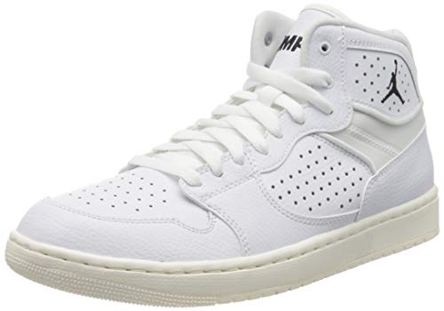 Nike Jordan Access, Sneaker a Collo Alto Uomo, Multicolore (White/White/Pale Ivory/Metallic Gold 100), 45 EU