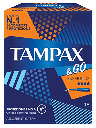 Tampax &Go Super Plus x18 Tamponi