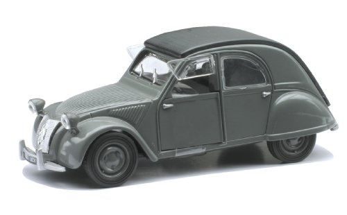 Newray 50893 - Car Citroen 2Cv 1952 Vintage, Scala 1:32, Die Cast, Grigio