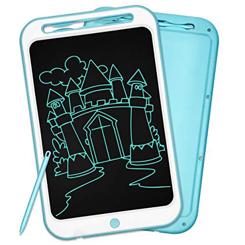 Richgv Tavoletta Grafica LCD Scrittura da 12 Pollici, Digitale Ewriter con Blocco Memoria Tavola da Disegno Spesso per Bambini Studenti Progettista (Blu)
