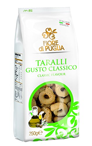 Confezione taralli classici con olio extra vergine di oliva (7 pezzi da 250 gr) Fiore di Puglia