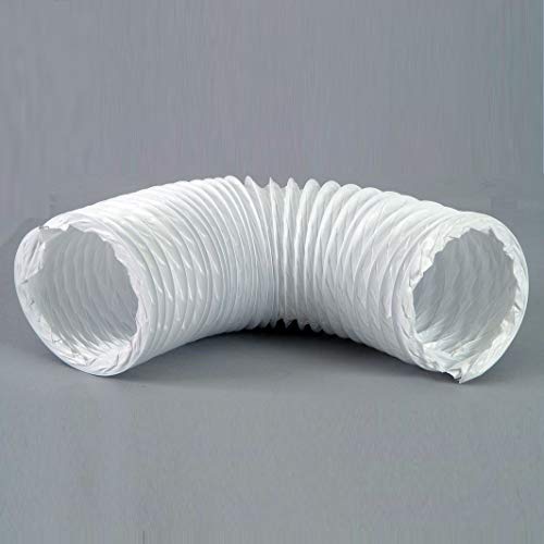 Blauberg UK Blauflex PVC/127/6 asciugatrice Duct tubo tubo di plastica in PVC, bianco, 125 mm x 6 m