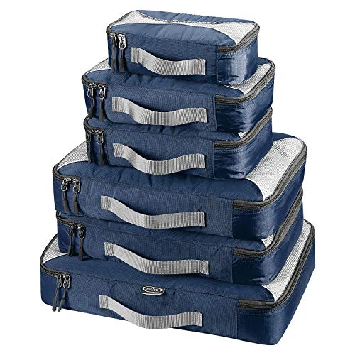 G4Free 3pcs/6pcs/7pcs Packing Cubes Organizzatore di Valigie Organizzatore di Valigie Bagagli Set da Viaggio