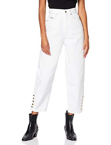 Versace Jeans Lady Trouser Jeans Skinny, Bianco (Bianco Ottico 003), 44 (Taglia Produttore:29) Donna