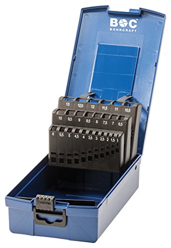 Bohr Craft 00811520025 industrie della scatola di plastica blu scuro KR 13 vuoto 25 pezzi per HSS Punta elicoidale DIN 338