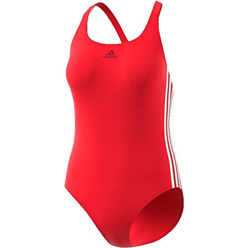 adidas Fit Suit 3s Costume da Nuoto, Donna, Team Colleg Red/White, 40