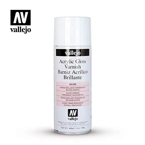 Spray Protettivo Trasparente Lucido Vallejo (400ml)