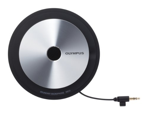 Olympus ME-33 Microfono Monofonico, Omnidirezionale, da Tavolo, Nero