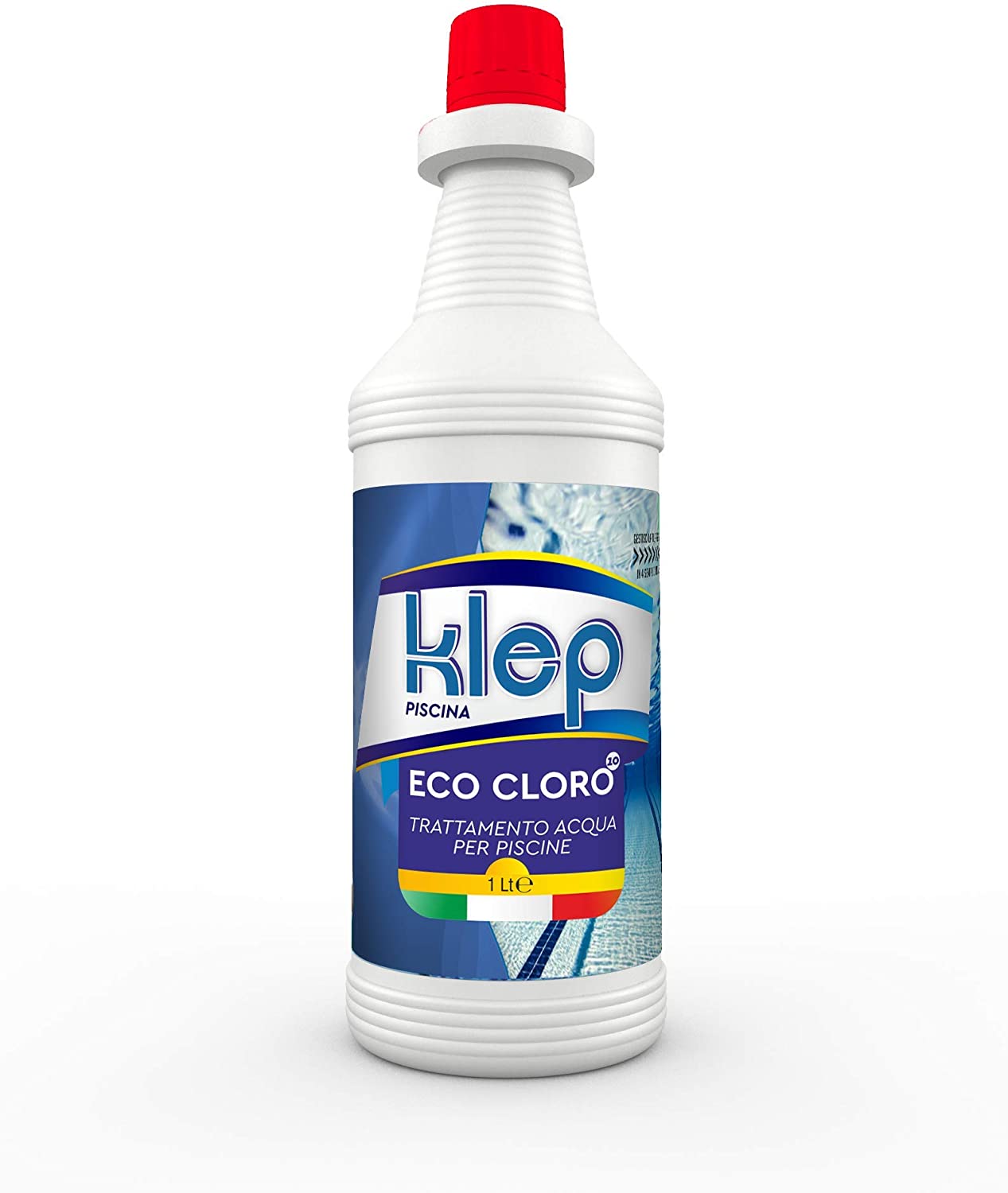 KLEP - Cloro Liquido Eco Cloro MULTIAZIONE Pulizia Manutenzione IGIENE TRIPLEX per Piscina E Spa 10 AZIONI 1 kg